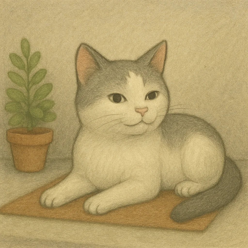 Milo the cat team mascot – guardian of spiritual glow in Stories from the Spirit Holy Spirit inspired series